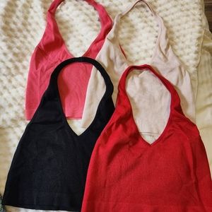 Forever21 4 Halter Tops